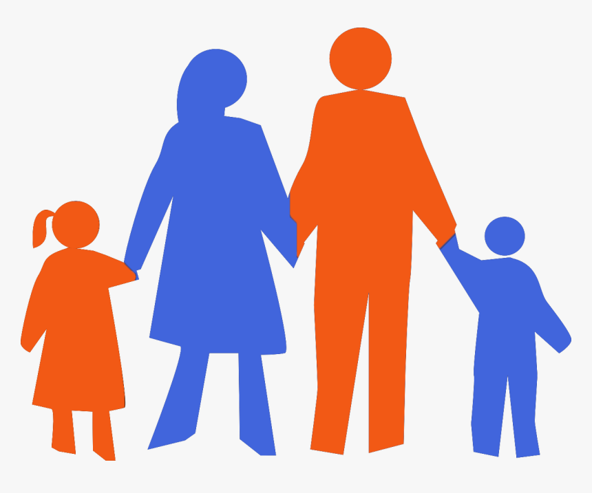Familia - Clipart Family Silhouette Png, Transparent Png
