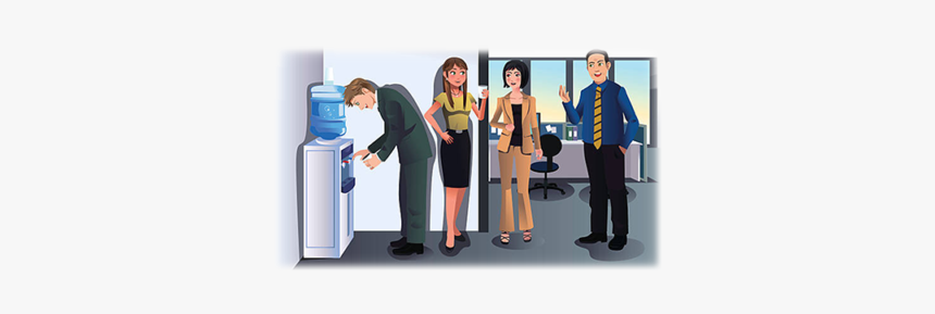 Water Cooler Chat - Standing, HD Png Download