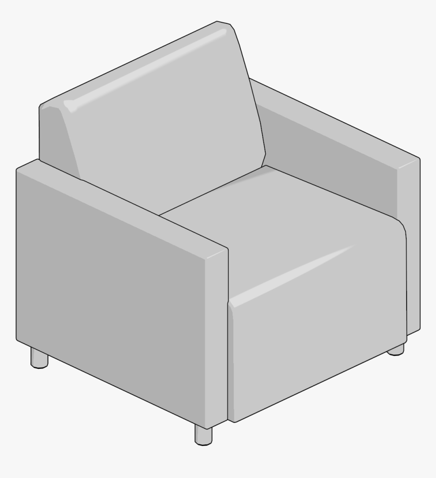Club Chair, HD Png Download