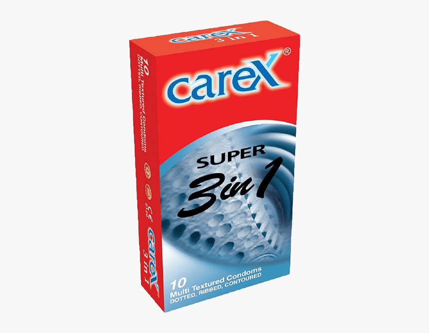 Carex Condom 3 In 1, HD Png Download