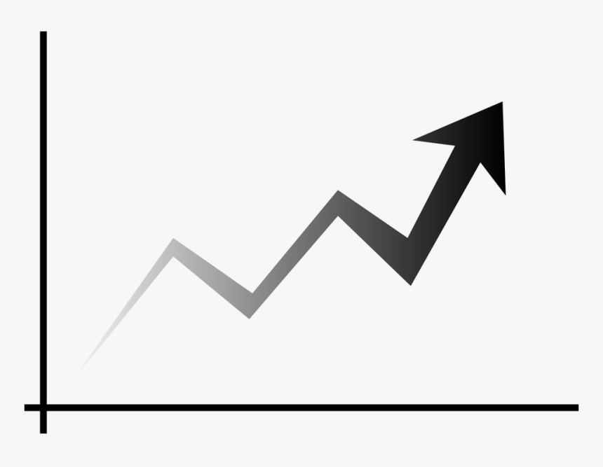 Línea Gráfica, Gráfico De Líneas, Diagrama, Tendencia - Upward Chart, HD Png Download