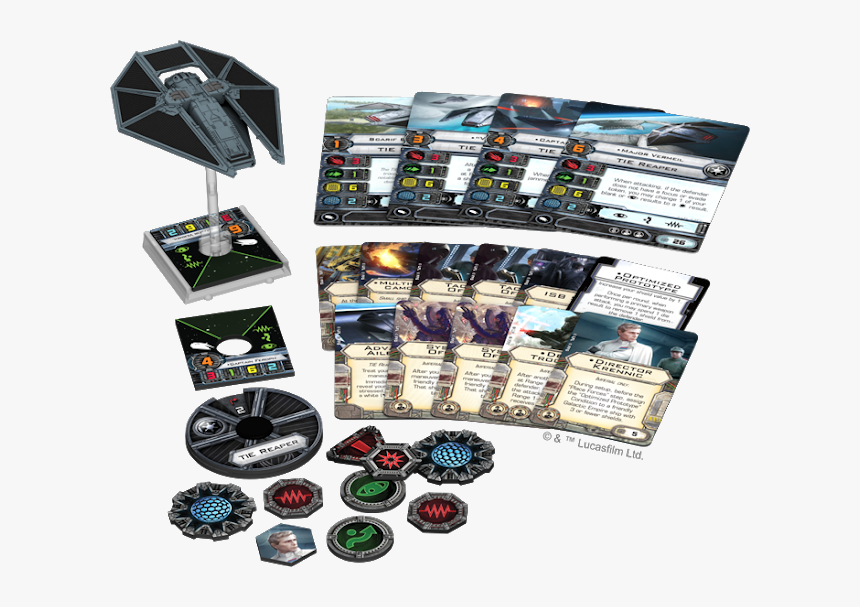 X Wing Miniatures Tie Reaper, HD Png Download