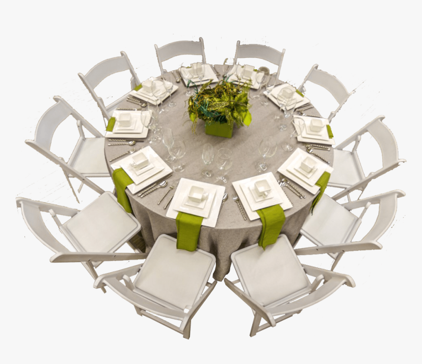 Table Rentals San Diego Ca - Circle Wedding Table Setting, HD Png Download