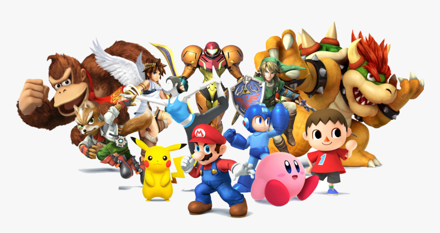 Nintendo Characters Png - Super Smash Bros Characters Png, Transparent Png
