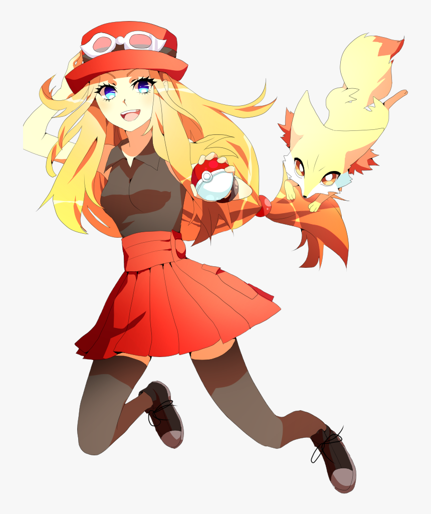 Pokemon Xy Serena Fanart Sai Png Version - Serena Pokemon Fan Art, Transparent Png