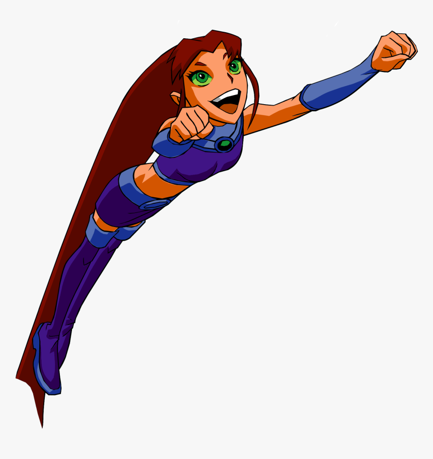 Star - Starfire Teen Titans Png, Transparent Png
