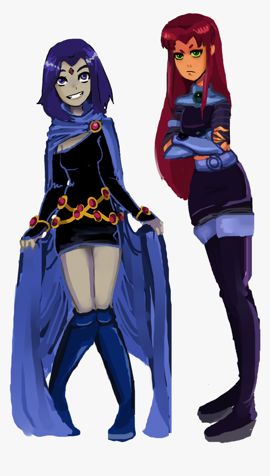 Raven And Starfire Switch Bodies, HD Png Download