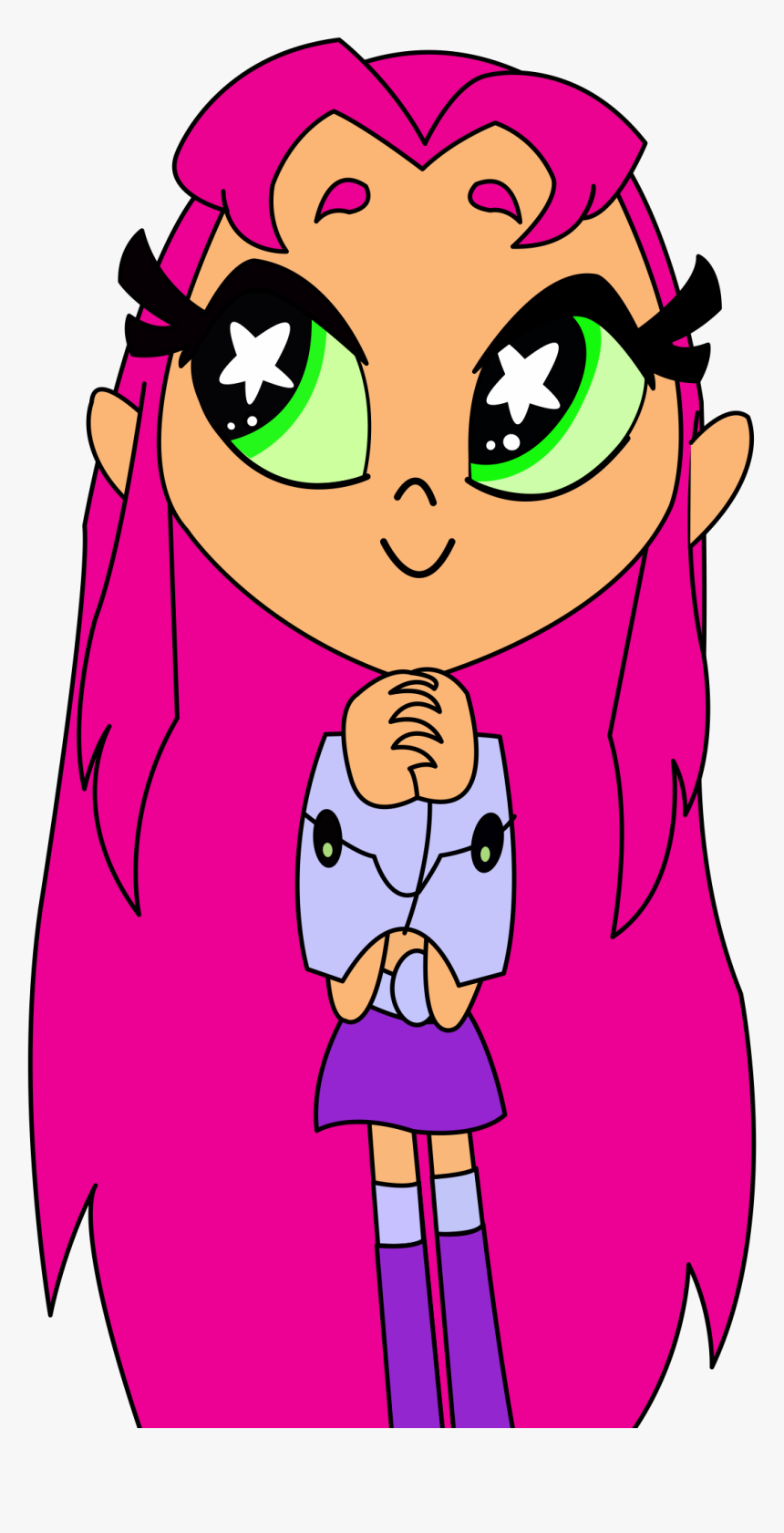 Starfire Dibujo, HD Png Download
