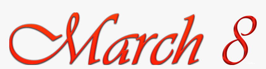 Transparent 8 March Womens Day Background Png - Carmine, Png Download