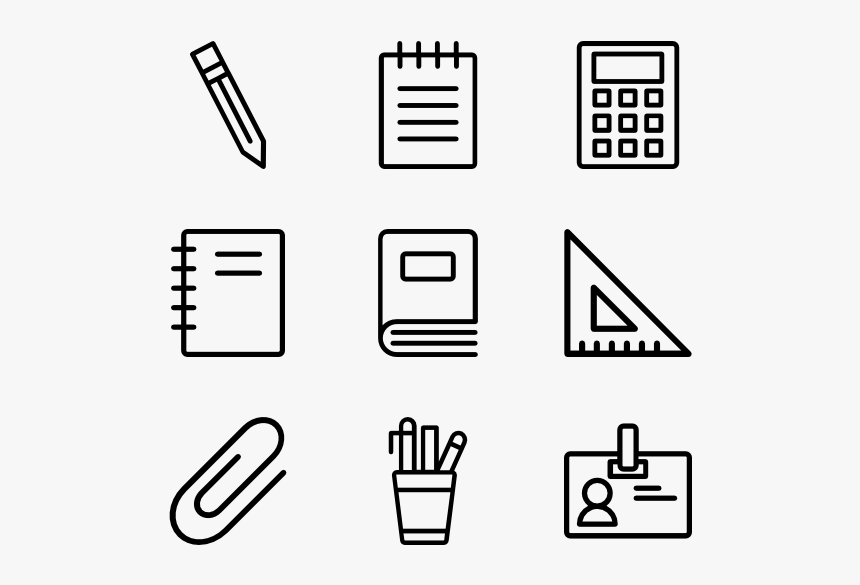 Stationery - Train Station Line Icon, HD Png Download