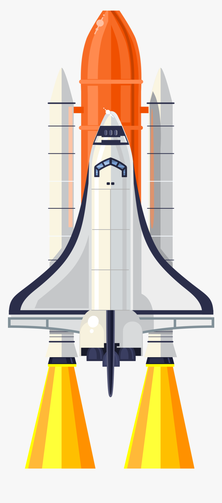 Space Rocket Png, Transparent Png