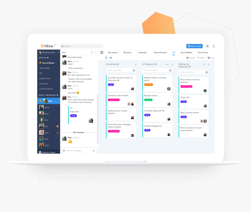 Project Management Team Communication Platform, HD Png Download