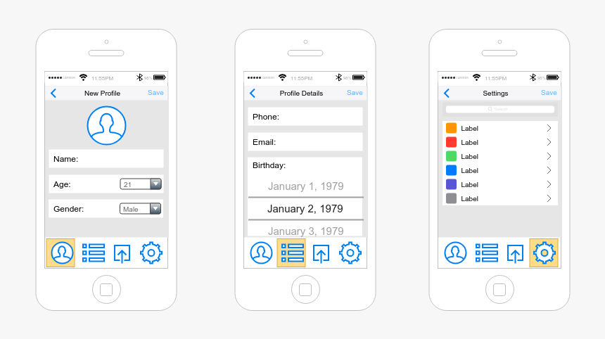 User Profile - Iphone, HD Png Download