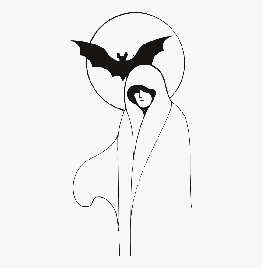 Medium Image Png - Black And White Ghost, Transparent Png