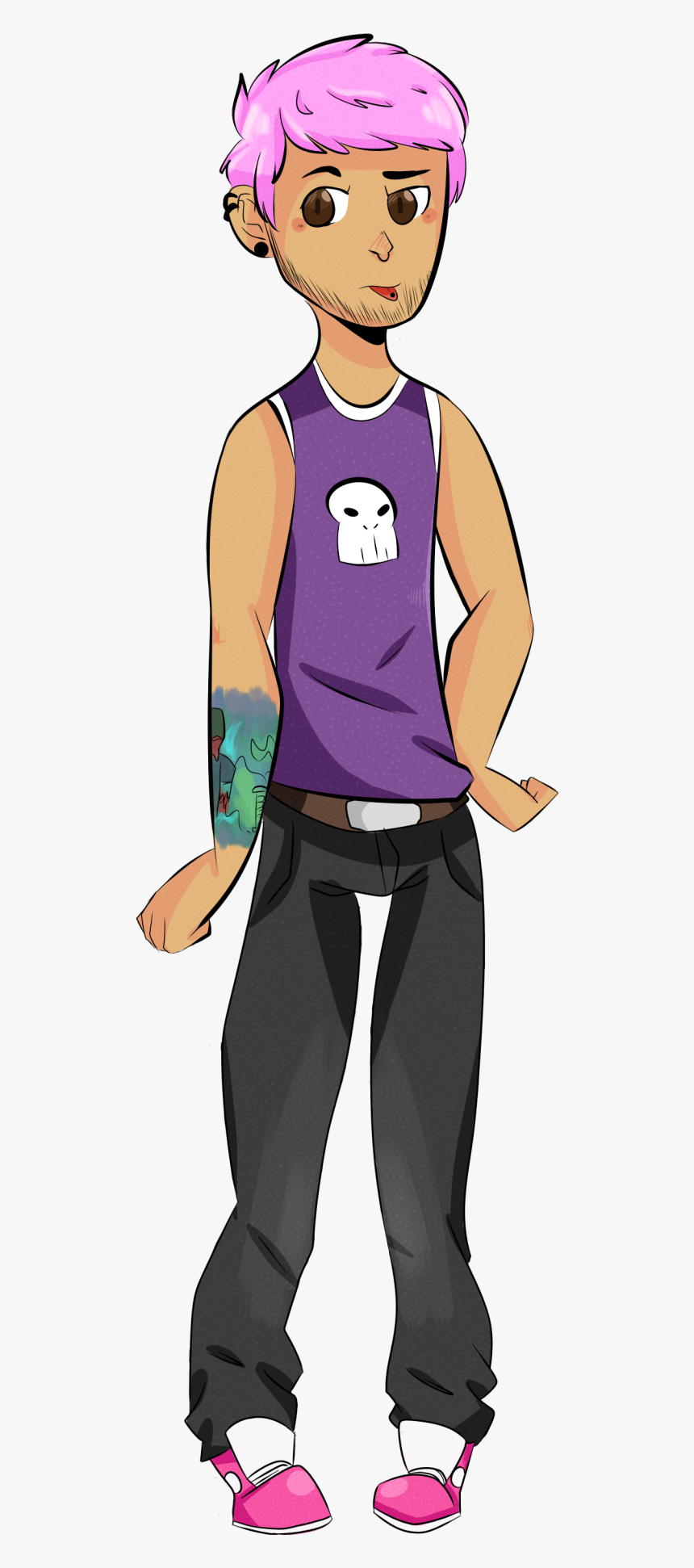 Punk James For A Jeamus Au Me And Ocey Made - Cartoon, HD Png Download
