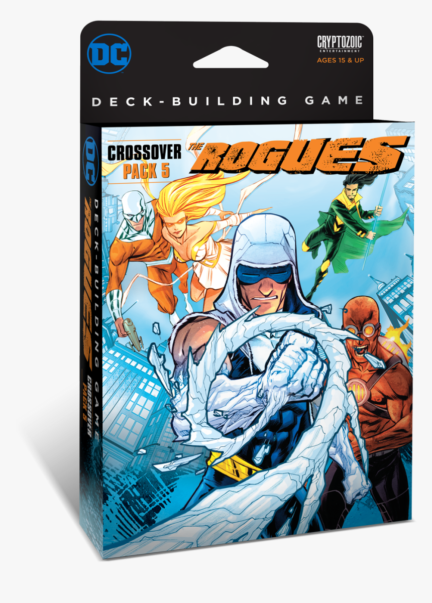 Dc Comics Deck Building Game - Dc Deck Building Game Rogues, HD Png Download