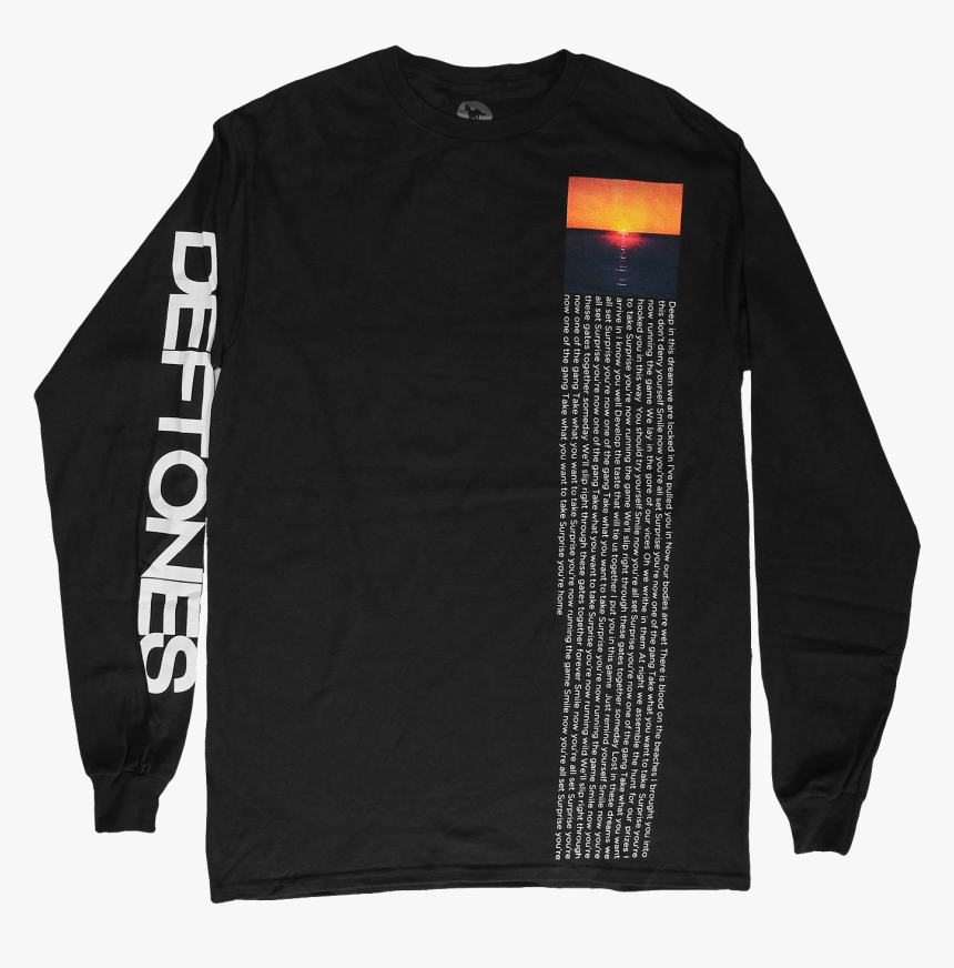 Sunset Black Longsleeve Top - Hoodie, HD Png Download
