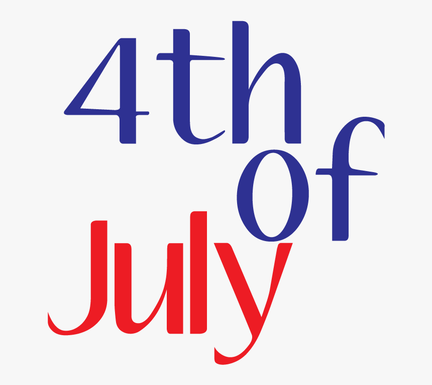 Fourth Of July 4th Of July Fireworks Clipart Free - 4 Of July Logo, HD Png Download