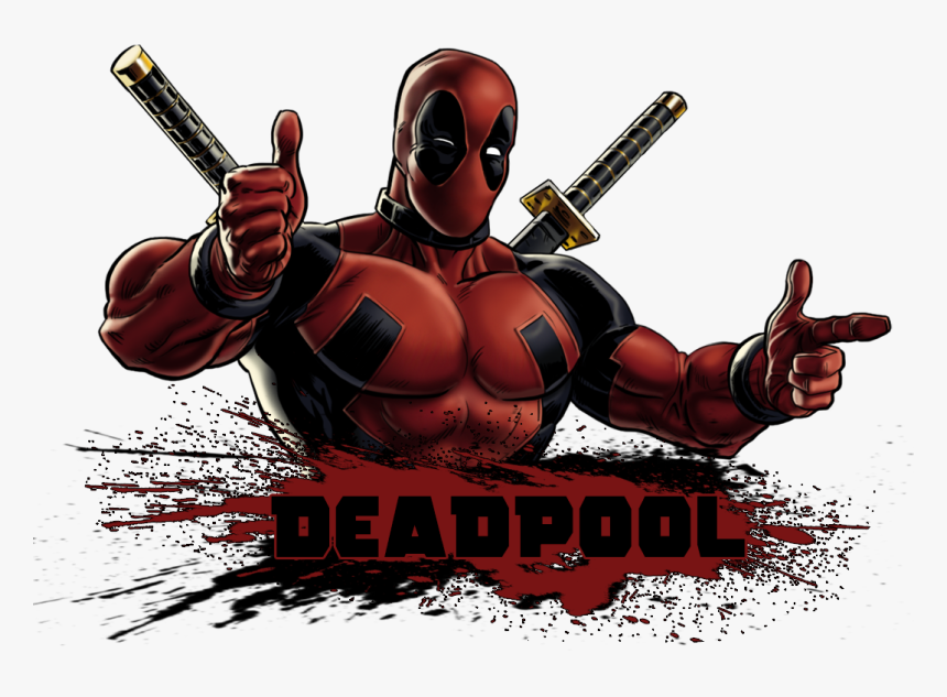 Download Deadpool Poster Png - Deadpool Saying Happy Birthday, Transparent Png
