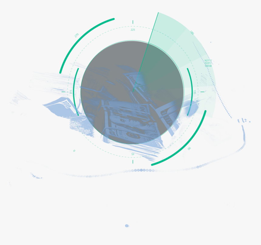 Noteshark Currency Tracking Solution Rolls Of Money - Circle, HD Png Download