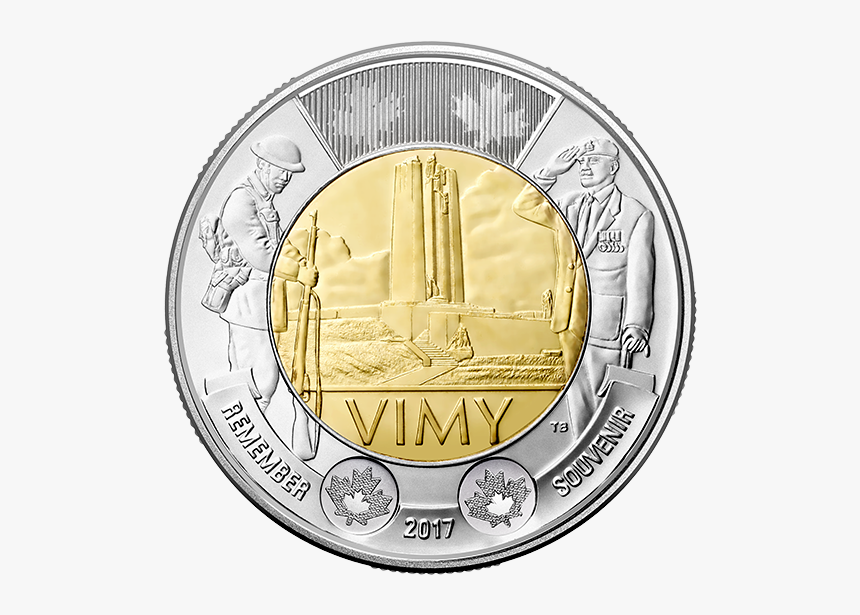 *the Battle Of Vimy Ridge - 2017 Vimy Ridge Coin, HD Png Download