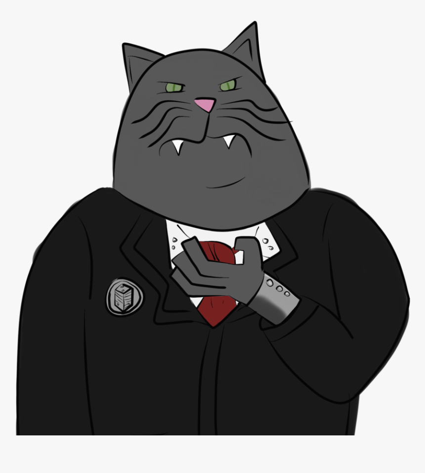 Fan Art Whiskers Drawing - Fat Toontown Cat, HD Png Download