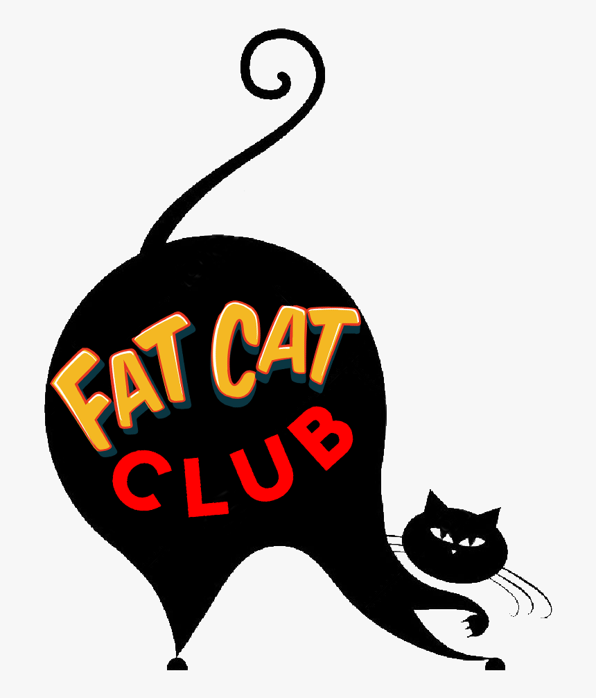 Is That Fatcat - Funny Cat Silhouette, HD Png Download