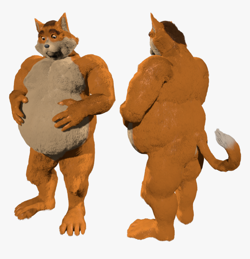 Modelling Attempt - Fat Cat Transparent, HD Png Download