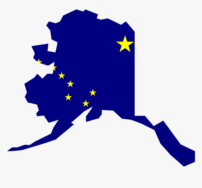 Alaska, Map, Flag, Usa, Geography, State, America - Cheapest State To Live In 2019, HD Png Download