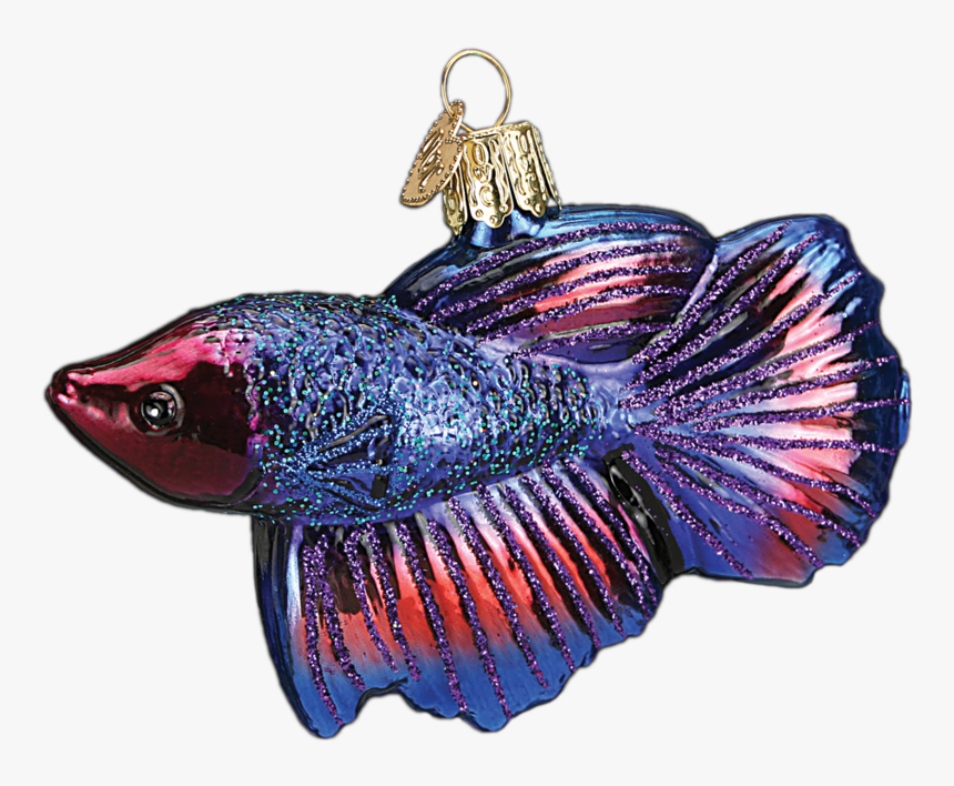 Betta Fish Ornament Old World Christmas At Its-ornamental - Betta Fish Christmas Ornament, HD Png Download