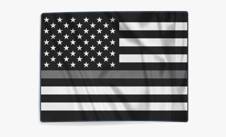 Silver Line - Blanket - Red And Black Usa Flag, HD Png Download