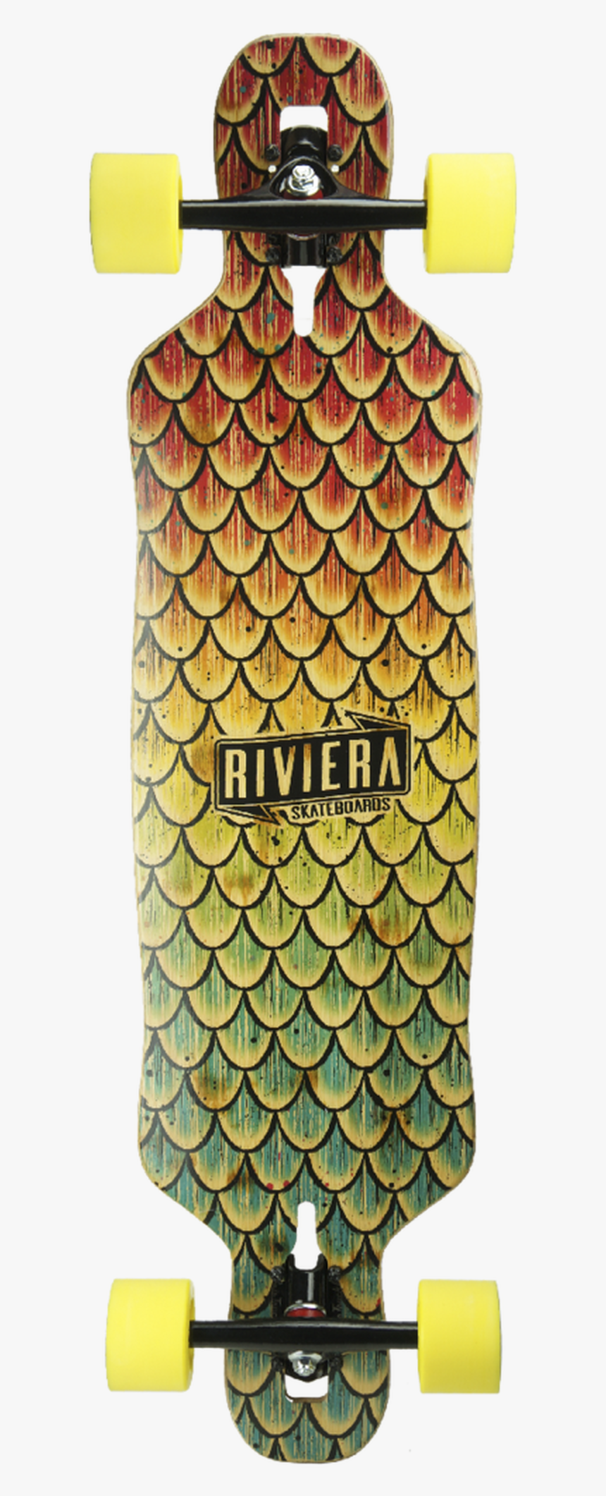 Riviera Beta Fish Drop Through Complete - Longboard, HD Png Download