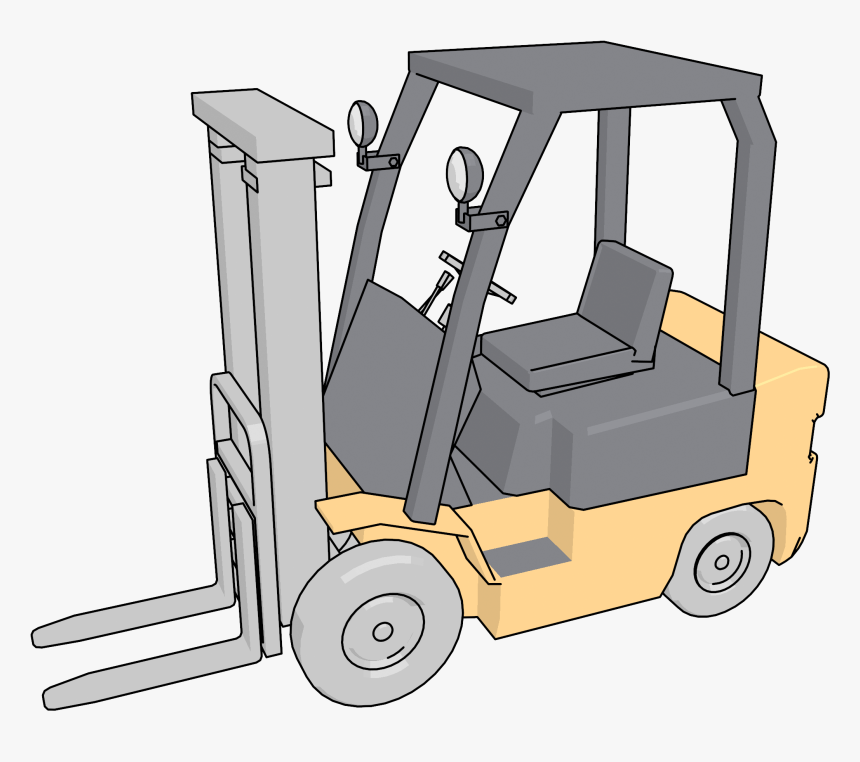 Transparent Tire Clipart Png - Forklift Clipart, Png Download
