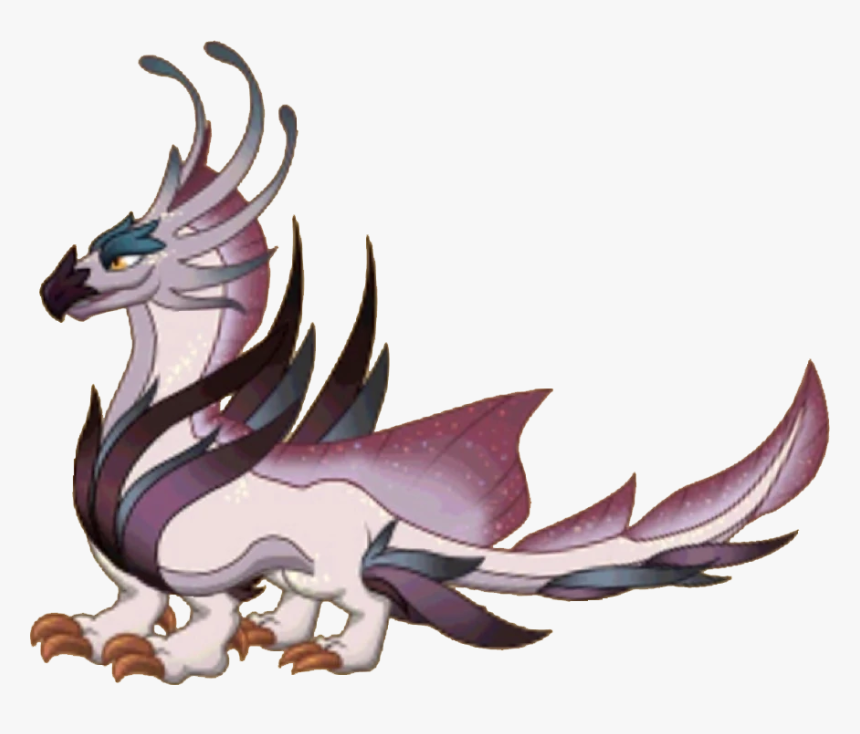 Silverlinedragonadult - Silverline Dragon Dragonvale, HD Png Download