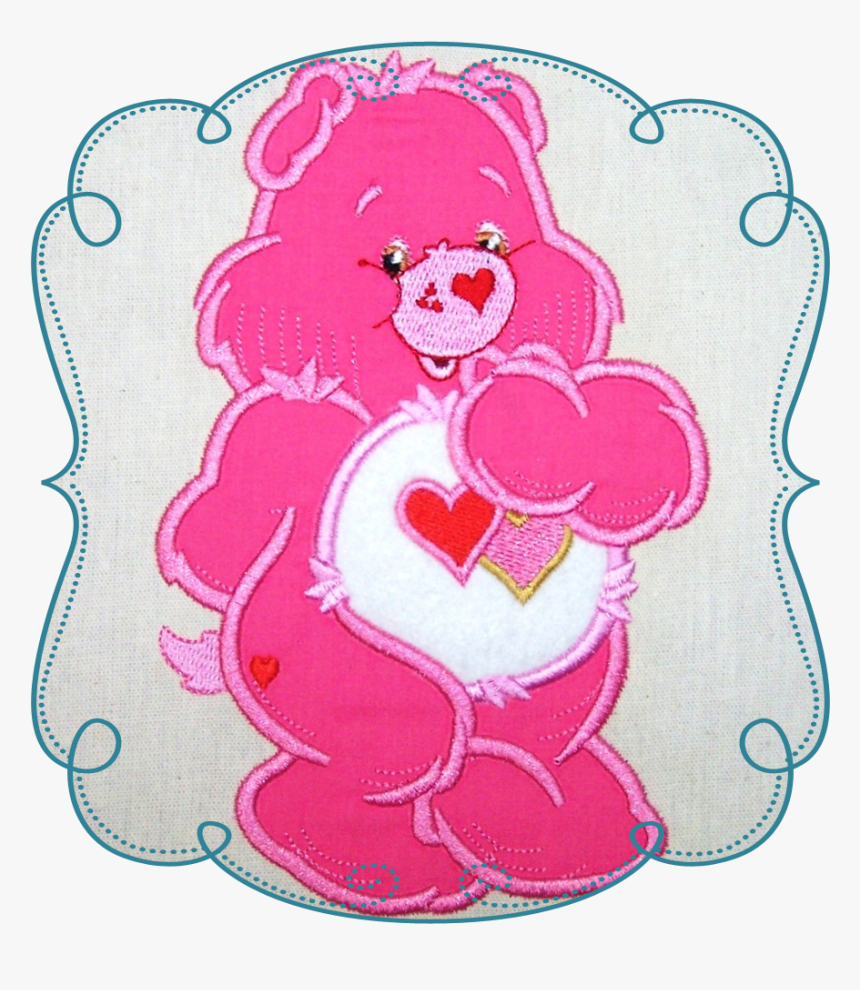 Glitter Cuddle Bear - Embroidery, HD Png Download