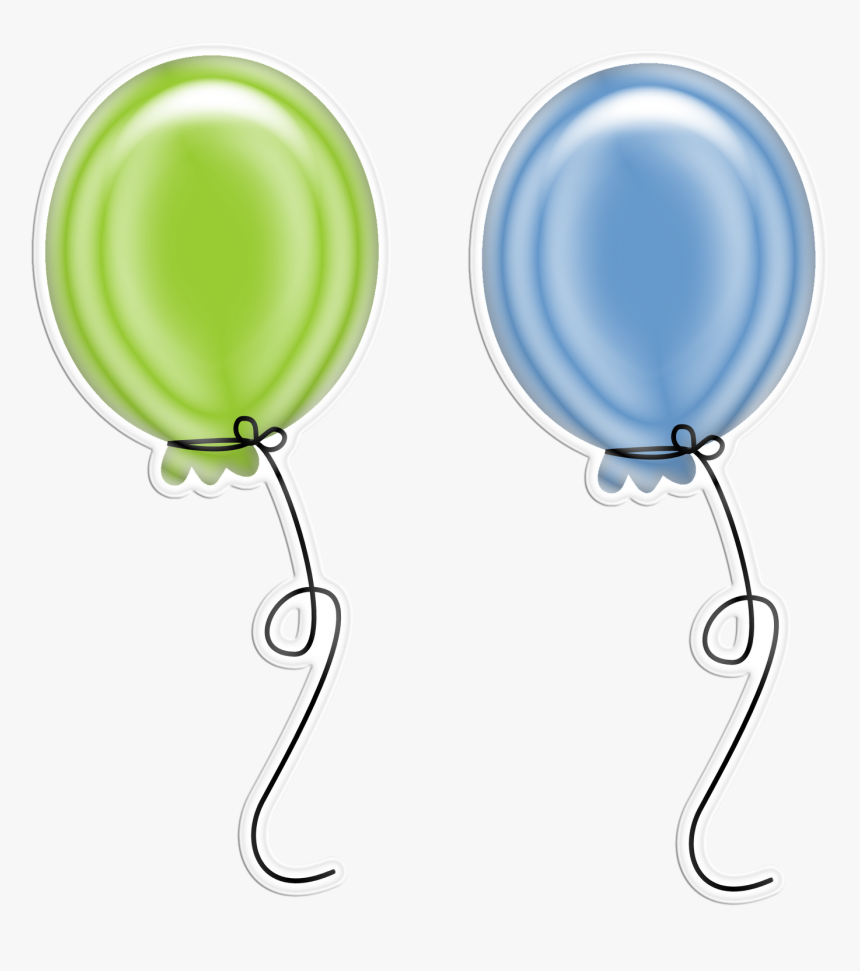 Dibujo Globos De Cumpleaños, HD Png Download