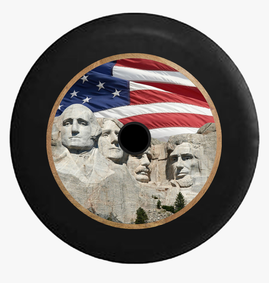 Jeep Wrangler Jl Backup Camera Us Flag Mount Rushmore - Presidents Day, HD Png Download