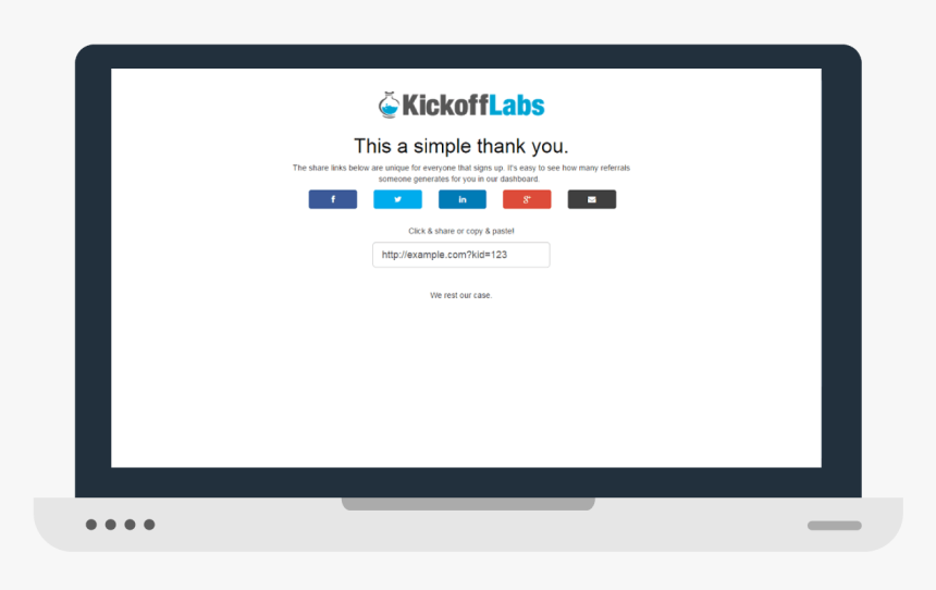 Example Of A Basic Thank You Page, HD Png Download
