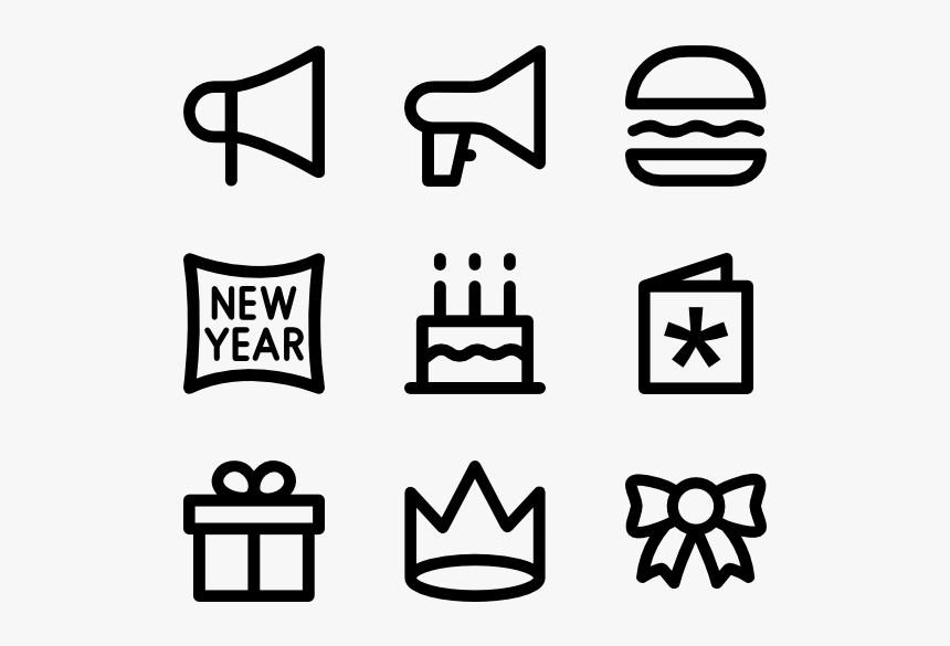 Vektor Icon Party Png, Transparent Png
