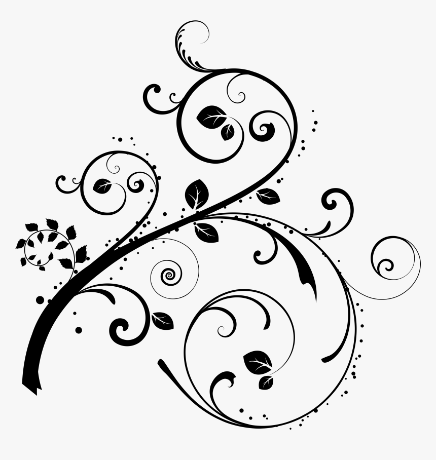 9 Free Ornate Swirl Clipart, HD Png Download