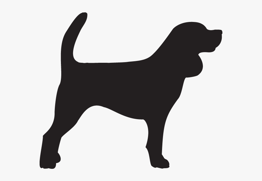 Beagle Sticker German Pinscher Silhouette - Beagle Silhouette, HD Png Download