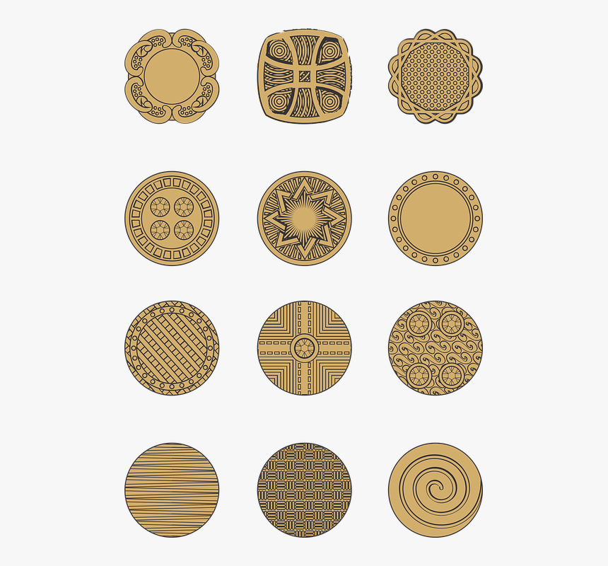 Botones, Adornos, Círculo, Por Defecto - Botones Para Jeans Png, Transparent Png