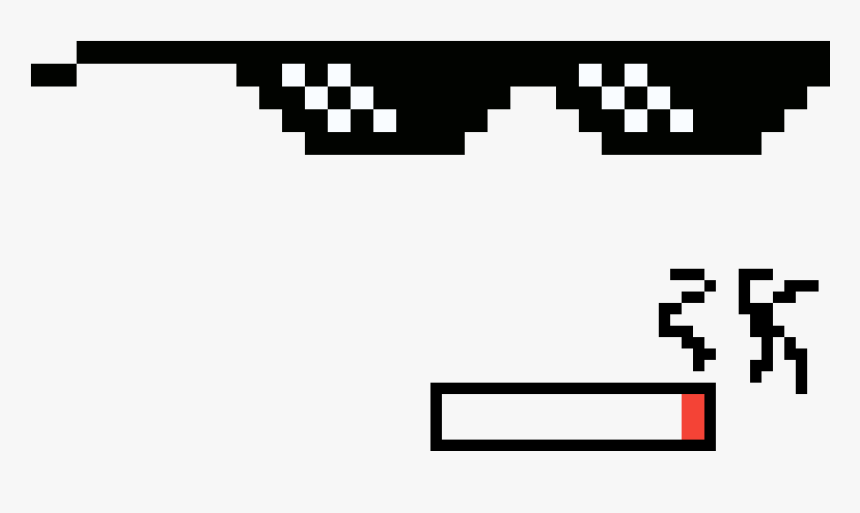 Transparent Gun Smoke Png - Pixel Glasses, Png Download