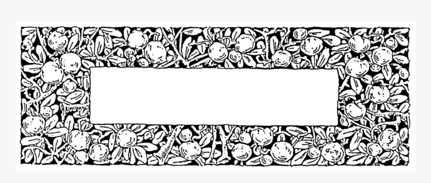 Clip Art Ornate Border - Line Art, HD Png Download