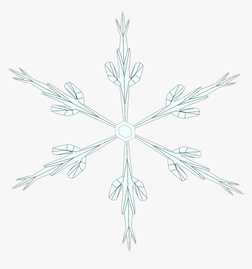 Snowflake Clipart, HD Png Download