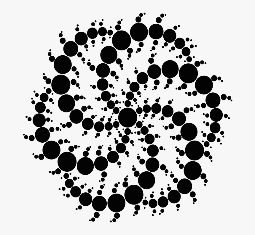 Snowflake, Snow, Cold, Winter, Frost, Ice Crystal - Black Snow Clipart, HD Png Download