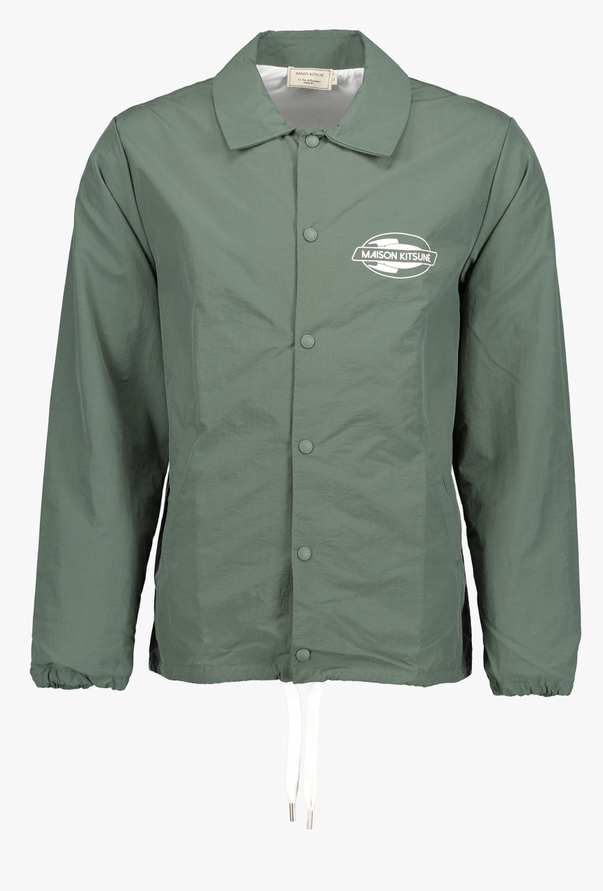 Maison Kitsune Green Windbreaker Size, HD Png Download
