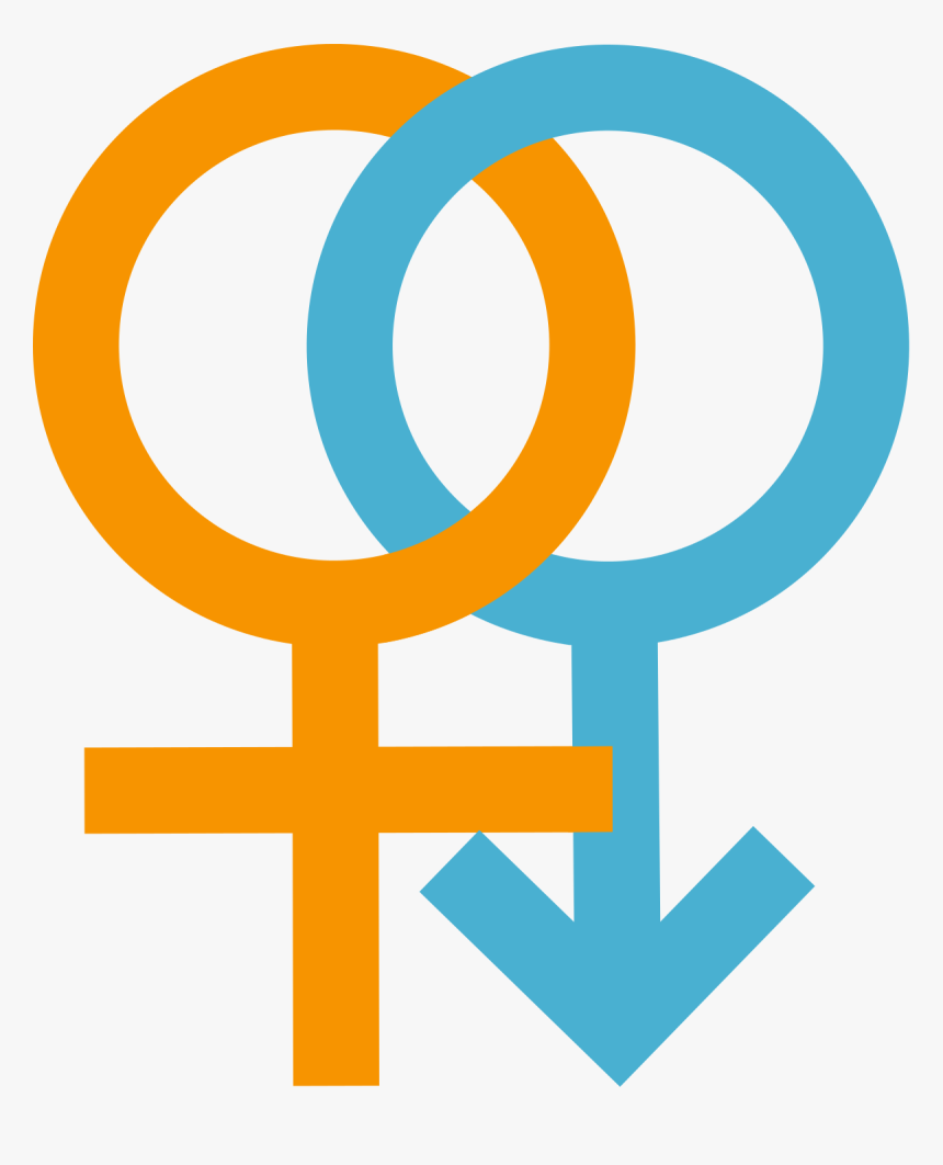 Transparent Sexual Clipart - Sex And Gender Logo Png, Png Download