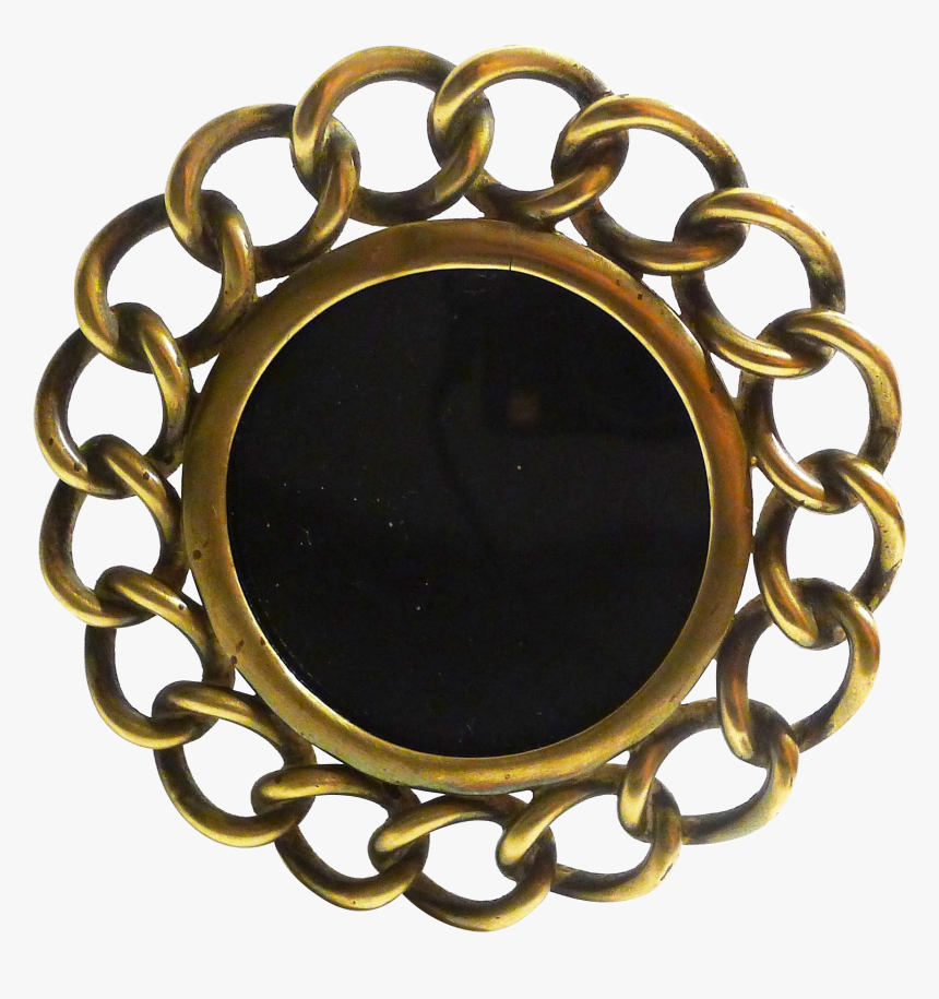 Round Brass Antique Ring Picture Frame D - Ring, HD Png Download