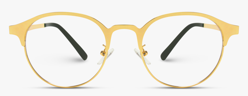 Retro Hipster Round Metal Frame Prescription Glasses, - Plastic, HD Png Download